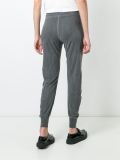 contrast drawstring cuffed track pants