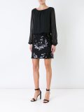 sequined semi sheer dress