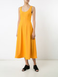 Corset Crepe Structured Dress