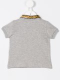 embroidered tiger collar polo shirt