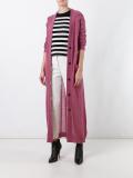 long knitted cardigan