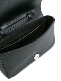 stripe detail flap clutch