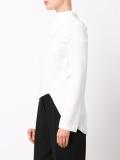 tied neck angular blouse