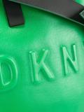 embossed logo tote