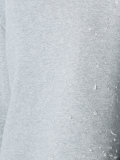 destroyed cropped sweatshirt
