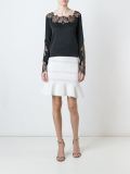 lace detail blouse