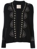 studded detail cardigan