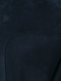 Zipped suede jacket