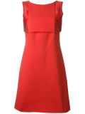 strapped panel dress