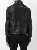 perforated stud jacket 