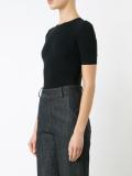 flared cropped jumpsuit