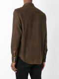 pocketed button down shirt