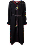 long sleeve embroidered dress