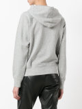 embroidered logo hoodie 