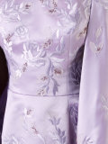 embroidered cape dress