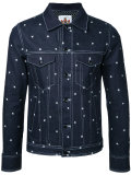 stars print denim jacket 