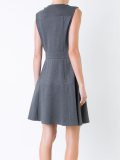 flared zip dress 
