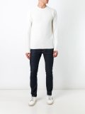 ribbed crew neck jumper