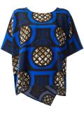 stylised print blouse