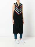 sleeveless cardi-coat