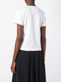 pleated ribbon T-shirt 