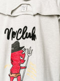 No Club刺绣连帽夹克