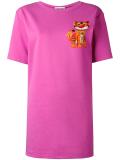 tiger print T-shirt dress