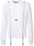 zipped detailing sweatshirt