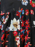 pleated trim blouse