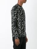 'Zebra' slim-fit sweatshirt