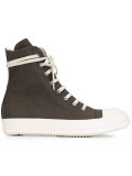 lace up hi-top sneakers