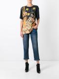 floral print T-shirt