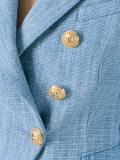 denim woven blazer