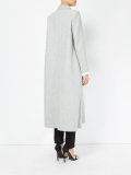 concealed fastening double-breasted coat