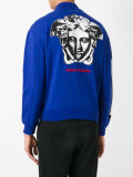 logo patch bomber jacket