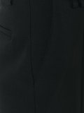 tailored straight trousers