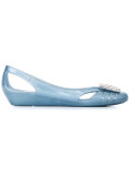 jelly wedge ballerinas