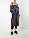 striped bardot tunic