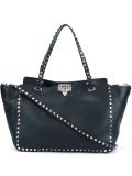 'Rockstud'中号梯形手提包