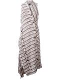 asymmetric tweed dress