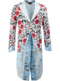 Fornasetti print tailed jacket