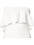 layered strapless top