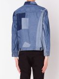 contrast panel denim jacket