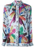 leafs print shirt