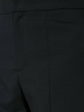 straight cropped trousers 