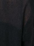 semi sheer long fit jumper