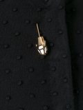 brooch detail cropped cardigan