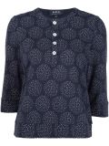dotted print top