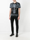 skull print T-shirt