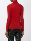 turtle neck fine knit top